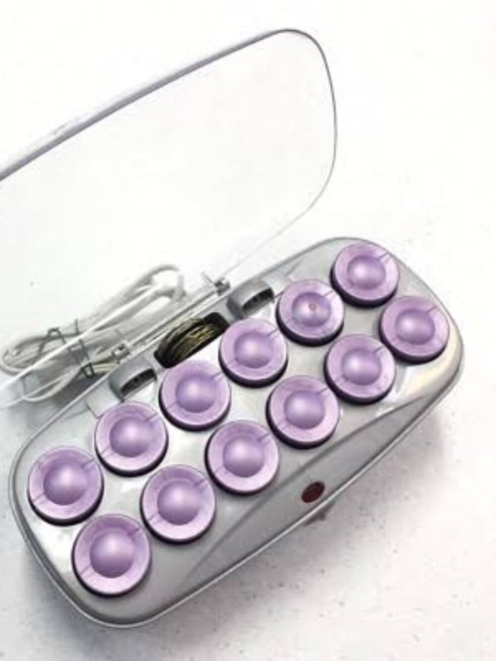 CONAIR Ion Shine 12 Velvet Hair Rollers Set (Purple)